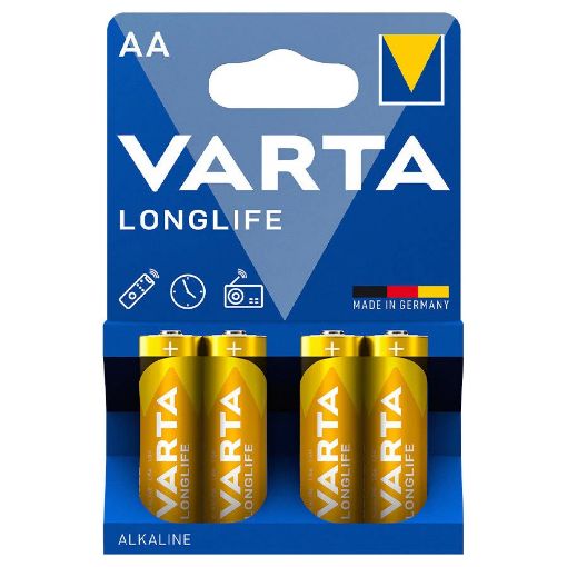 VARTA 4106 LONGLIFE AA KALEM PİL 4LÜ BLİSTER resmi