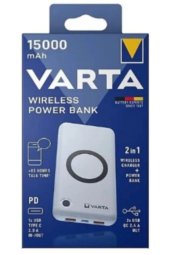 Varta 57908 Wireless 15000 mAh Powerbank