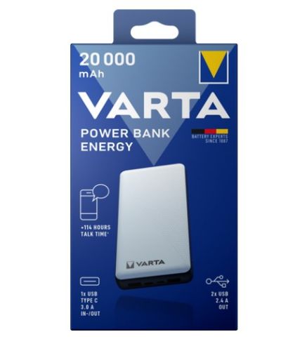 VARTA  57978 20000MAH POWERBANK ENERGY resmi