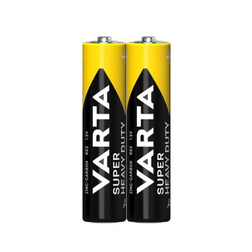 Varta Super Heavy Duty AAA 2'li Çinko Karbon Shrink Pil resmi