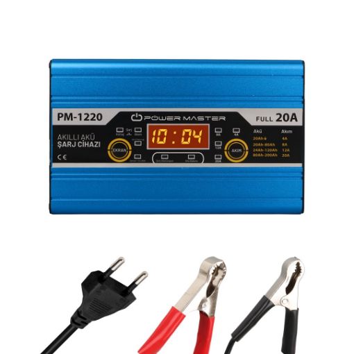  POWERMASTER 16033 PM-1220 12V 20A  AKÜ ŞARJ resmi