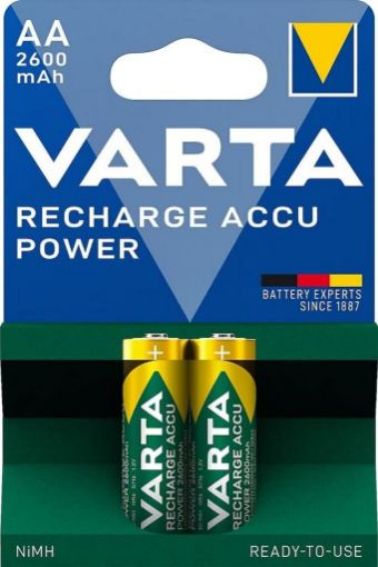 VARTA 2600MAH 5716101402 AA ŞARJLI PİL 2Lİ BLİSTER resmi