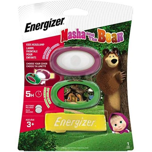 ENERGİZER MASHA  AND BEAR KAFA FENERİ resmi