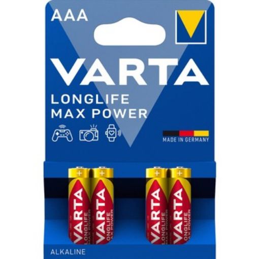 VARTA 4703  LONGLIFE MAX POWER AAA 4LÜ BLİSTER resmi