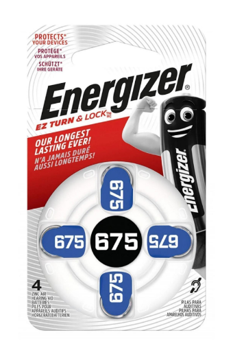 ENERGİZER 675 KULAK PİLİ 4LÜ BLİSTER resmi