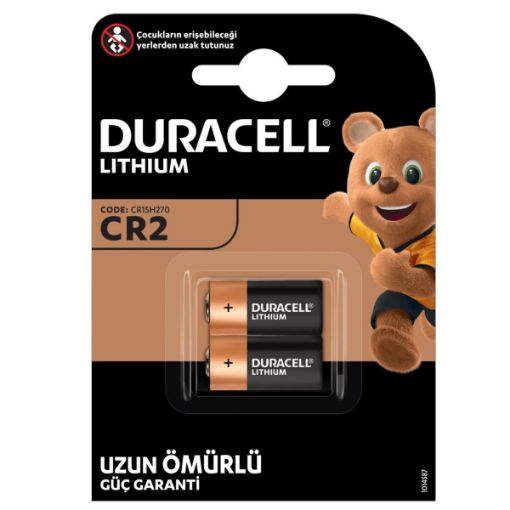 DURACELL CR2 LİTHIUM 3V PİL 2Lİ BLİSTER resmi