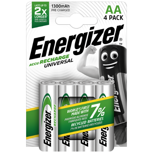 ENERGIZER 1300MAH ŞARJLI KALEM PİL 4LÜ BLİSTER resmi