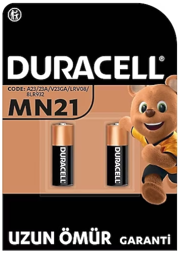 DURACELL 23A  ALKALİNE PİL 2LI BLİSTER resmi