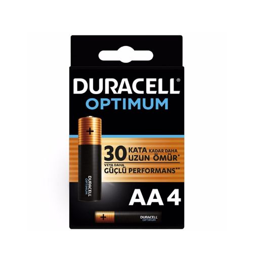 DURACELL OPTİMUM KALEM AA PİL 4LÜ BLİSTER resmi