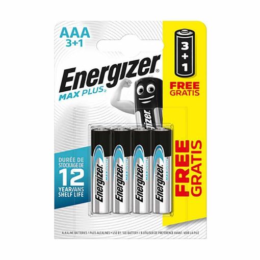 ENERGİZER MAX PLUS AAA 3+1 4LÜ BLİSTER resmi