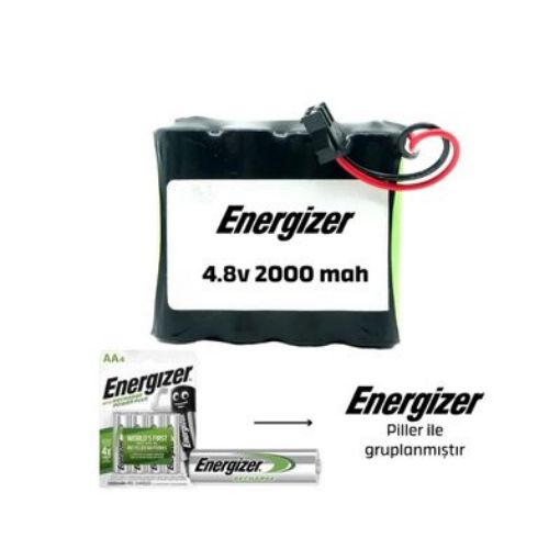 ENERGIZER 4.8V 2000MAH SIYAH SOKET OYUNCAK PILI resmi