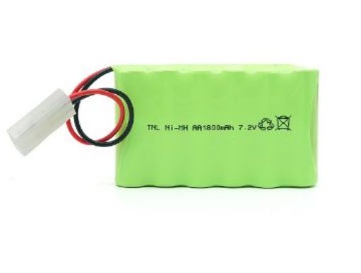 7.2v 1800MAH AA TAMİYA SOKET PİL resmi