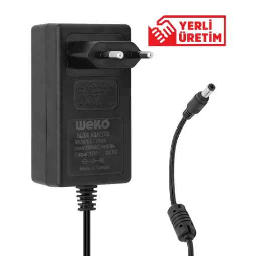 WEKO 7965 12V 3A  SWİTCH  ADAPTÖR resmi