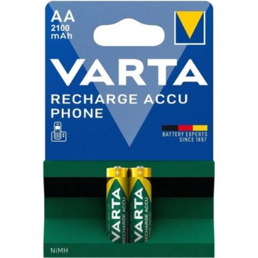 VARTA 56706-412  2100MA ŞARJLı KALEM PIL 2AA resmi