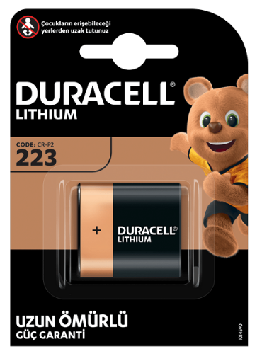 DURACELL 223  ALKALİN PİL TEKLİ BLİSTER resmi