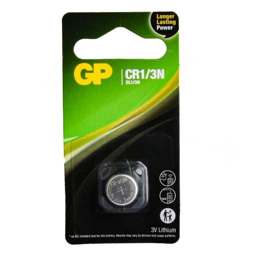 GP CR1/3N Dl1/3N, 2L76 Boy Lityum Düğme Pil 3v Tekli Paket resmi