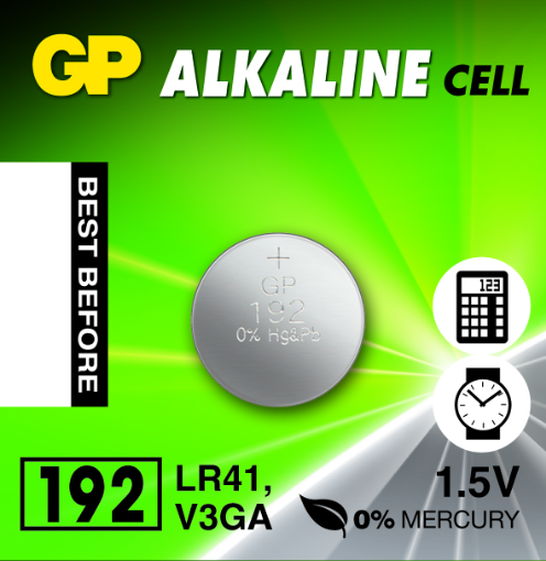 GP ALKALİN LR41 V3GA TEKLİ resmi