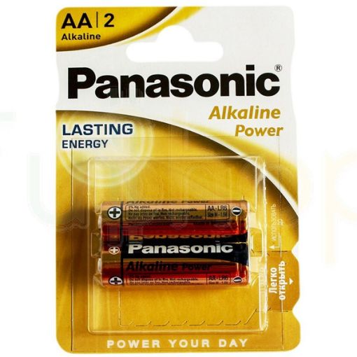 PANASONIC ALKALİN POWER AA KALEM PİL 2Lİ KARTELA resmi