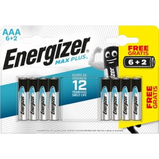 ENERGİZER MAX PLUS AAA 6+2 8Lİ BLİSTER resmi