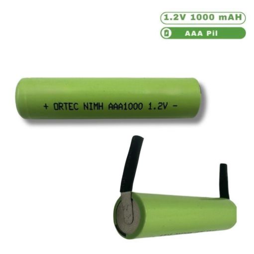 ORTEC NIMH AAA 1000 MAH 1.2V-PUNTALI resmi