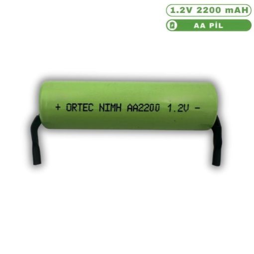 ORTEC NIMH AA 2200 MAH 1.2V-PUNTALI resmi