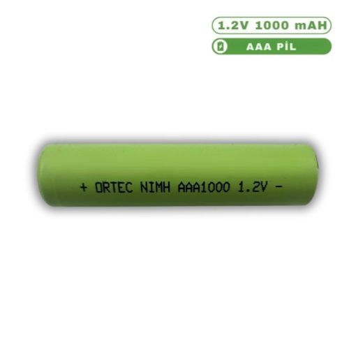 ORTEC NIMH AAA 1000 MAH 1.2V resmi