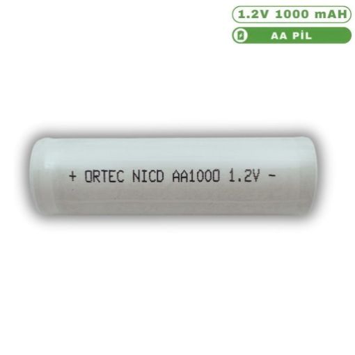 ORTEC NICD AA 1000 MAH 1.2V resmi