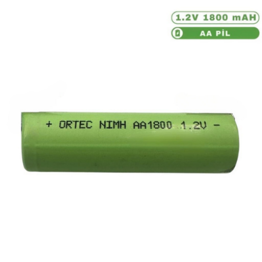 ORTEC NIMH AA 1800 MAH 1.2V resmi