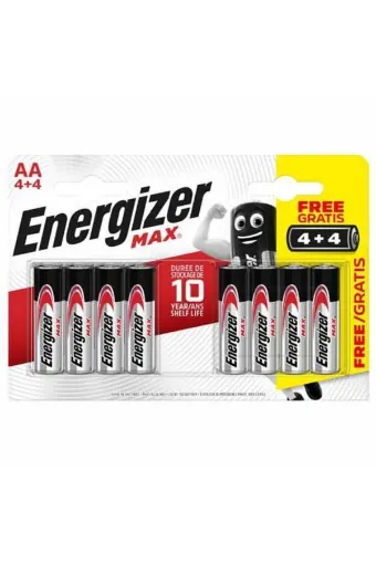 ENERGİZER MAX PLUS AA 4+4 8Lİ BLİSTER resmi