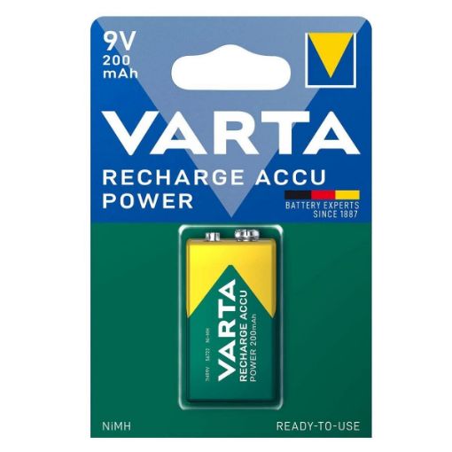 VARTA 56722-401 ŞARJLı 9V PIL  200 MAH resmi