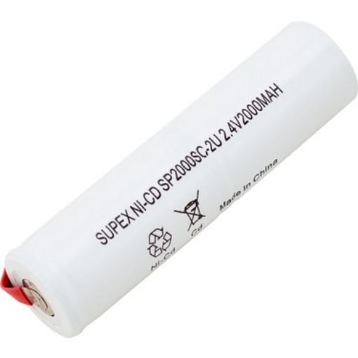 SUPEX Nİ-CD 2.4V SC 2000MAH 2Lİ 2U ÜSTÜSTE SÜPÜRGE resmi