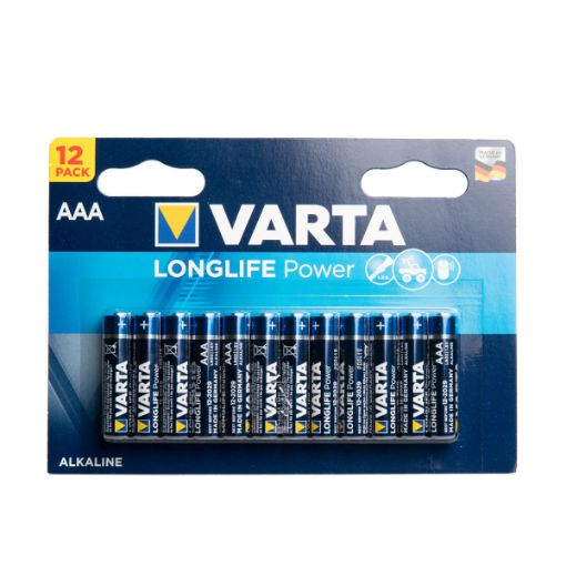 VARTA 4903 LONGLIFE POWER  AAA 12Lİ BLİSTER resmi