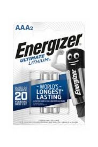 ENERGİZER ULTIMATE LITYUM  AAA 2Lİ BLİSTER resmi