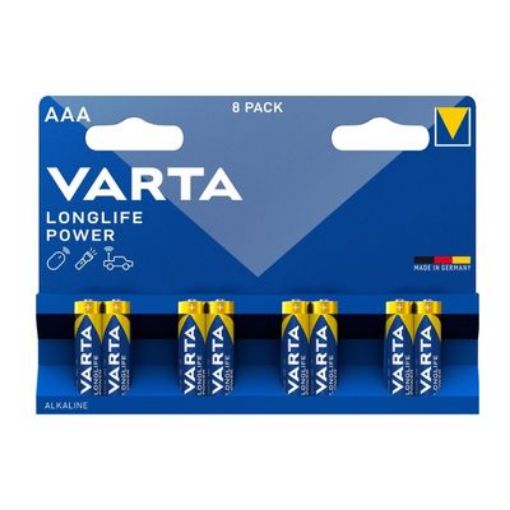 VARTA 4903 LONGLIFE POWER AAA  8Lİ BLİSTER resmi