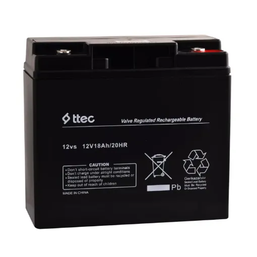 TTEC 12V 18A KURU TİP AKÜ resmi