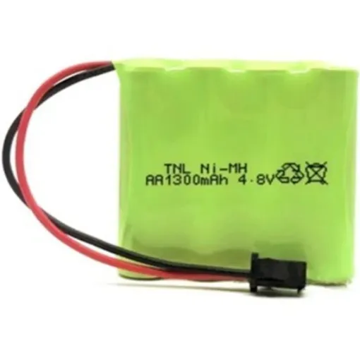 4.8V 1300MAH AA SİYAH SOKET PİL resmi