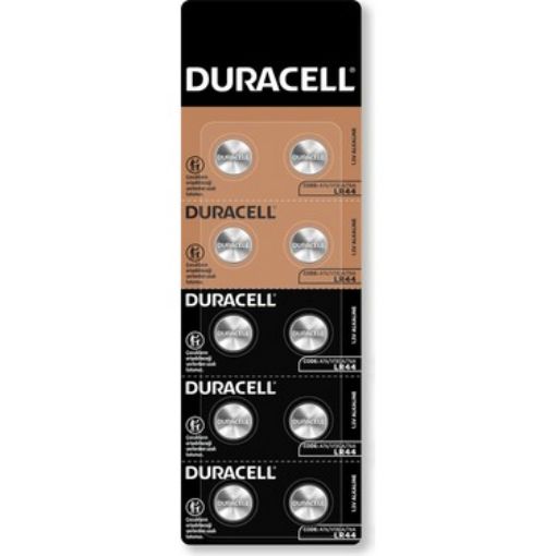 Duracell LR44 AG13 Alkalin 1.5v Düğme Pil 10'lu Blister resmi