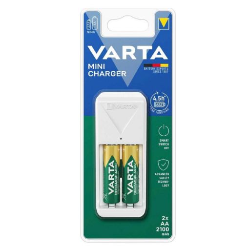 Varta 57656 Mini Şarj Cihazı AA 2x2100mah Pilli 