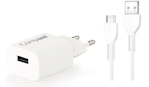 12w SpeedCharger QC 3.0 Üniversal Seyahat Şarj Aleti + Micro USB Kablo Seti resmi