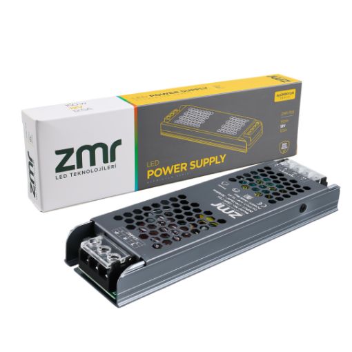 ZMR-703 12 VOLT 12.5 AMPER 150 WATT SLIM METAL KASA ADAPTÖR resmi