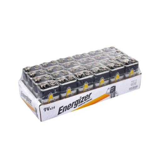 Energizer Industrial 9V Alkalin Pil 24'lü Paket resmi