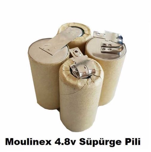 Moulinex 4.8v Şarjlı Süpürge Uyumlu TNL Marka 4.8v 2400mAh Şarjlı TNL Süpürge Pili resmi