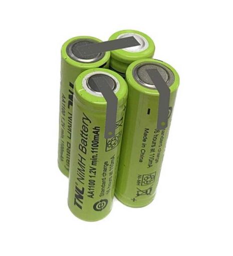 Attlas ECO 4.8V Akülü Tornavida için TNL 4.8v 1100mah AA Ni-MH 4'lü Pil Grubu resmi