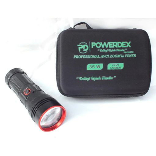 Powerdex PD-10200 Profesyonel Şarjlı El Feneri resmi