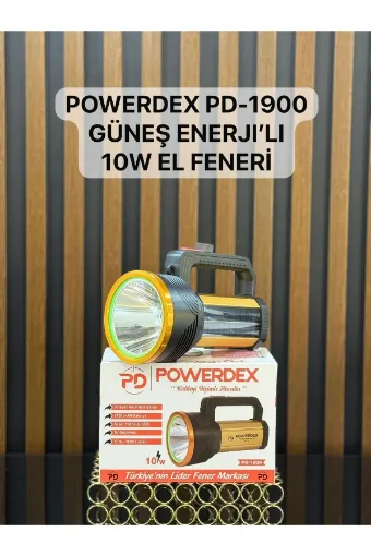 Powerdex PD-1900 1000 Lümen LED Şarjlı El Feneri resmi