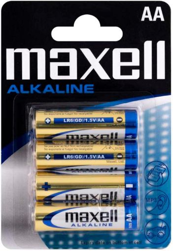 Maxell Mignon Alkalin AA 4'lü Kalem Pil  resmi