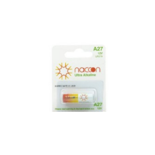 Naccon Ultra Alkalin A27 27A 12V Tekli Paket Pil resmi