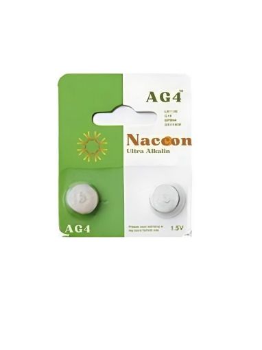 Naccon AG4/LR626/SR626 Alkalin Saat Pili 2'li Paket resmi