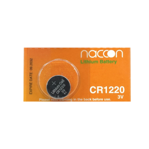 Naccon CR1220 3V Lityum Düğme Pil Tekli Paket resmi