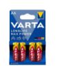 Varta 4906 Longlife Max Power Alkalin AA Kalem Pil 4'lü Paket (Blister)  resmi